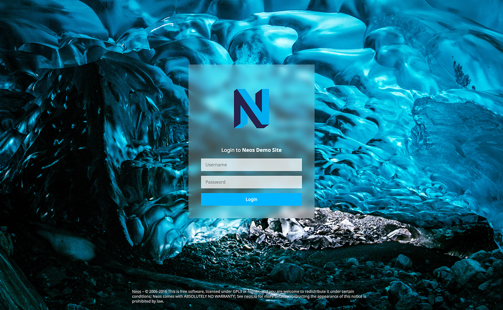 Neos 3 3 Login Wallpaper Design UX Discuss Neos The Official 