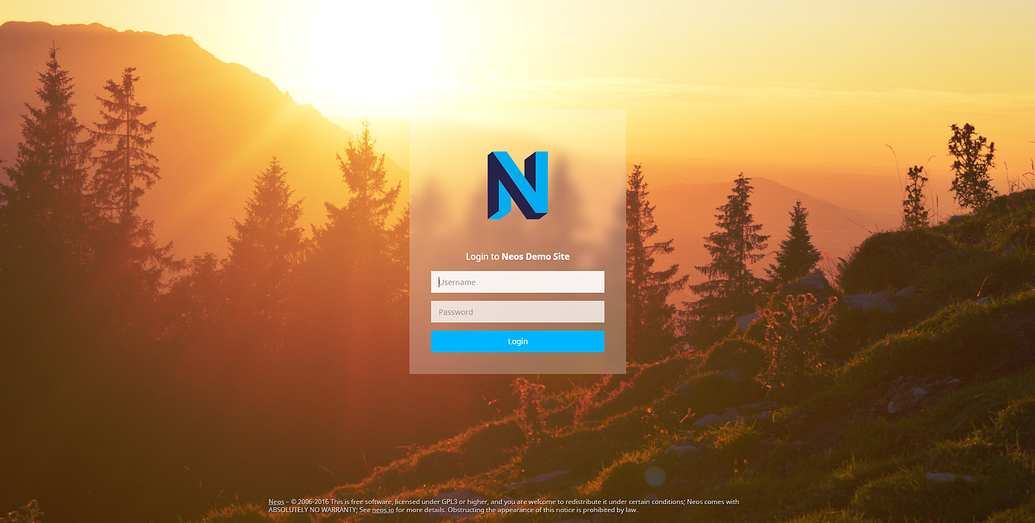 Neos 4 1 Login Wallpaper Design UX Discuss Neos The Official 
